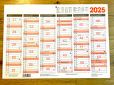 Tafelkalender A3 quer Brunnen 2025 6M/S