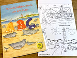 Ausmalblock A5 ABC maritim Buchstaben