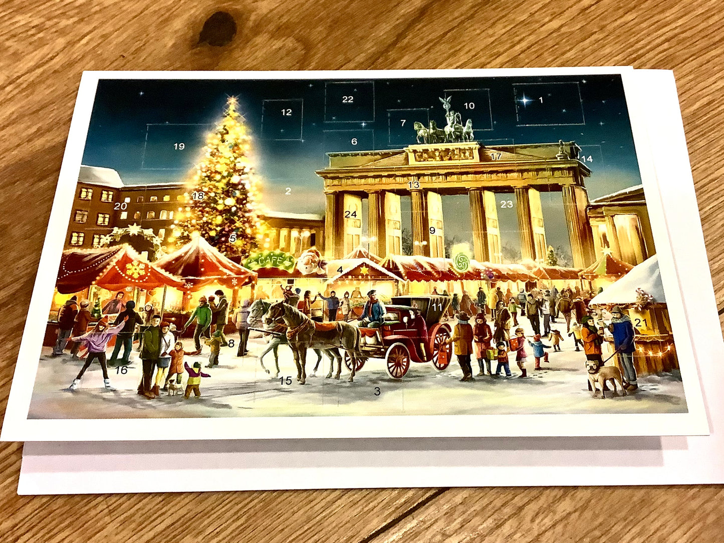 Adventskalender-Klappkarte A6/C6 Sellmer°