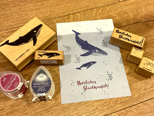 Stempel Kleiner Wal Aino (Cats on appletrees)