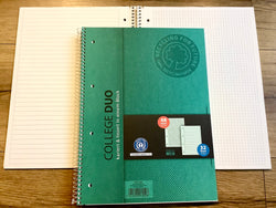 Collegeblock Duo liniert + kariert A4 80Bl.
