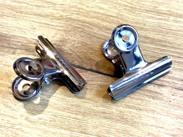 Briefklemmer 52mm einzeln silber Maul
