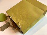 Geschenktasche kraft neongelb Clairefontaine°