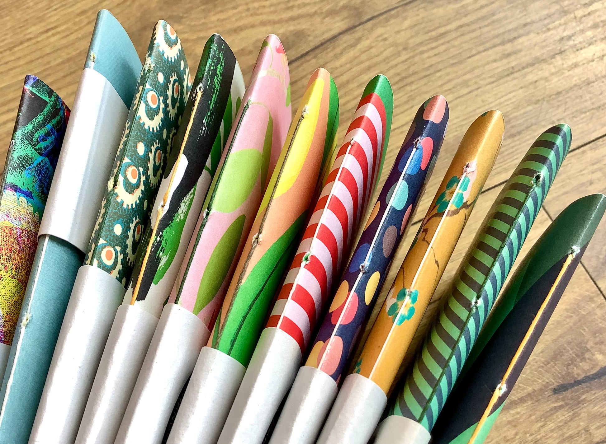 Notizheft genäht A6 hoch (Gödecke) - Polly Paper - Umweltfreundliche Schreibwaren