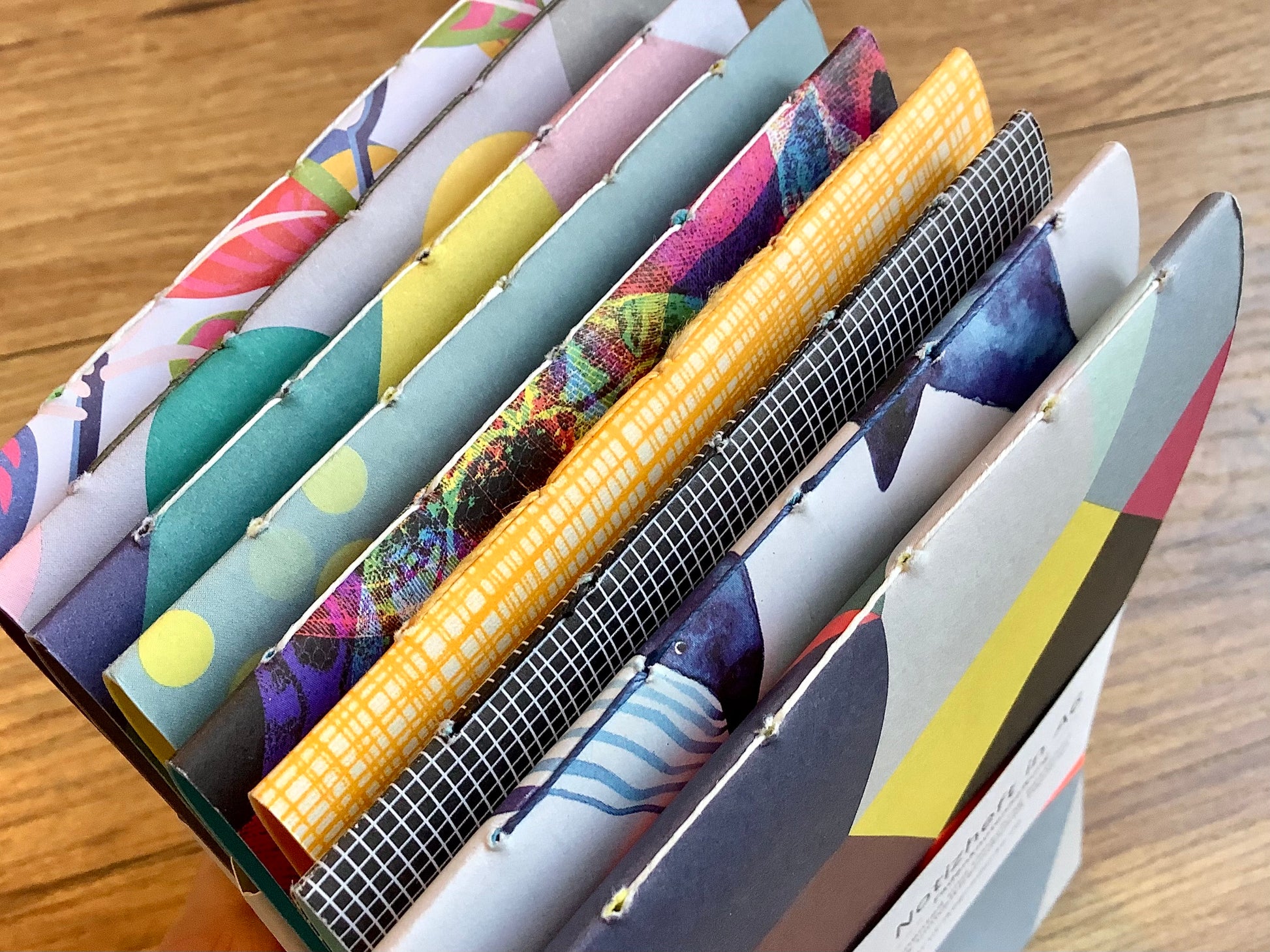 Notizheft genäht A6 quer (Gödecke) - Polly Paper - Umweltfreundliche Schreibwaren