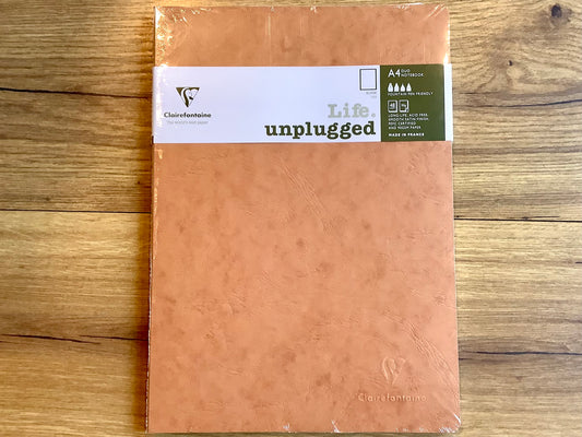 Notizhefte 2x A4 blanko 90g tabakbraun