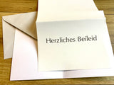 Briefkarte Hirtentäschel Beileid (art+nature)