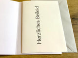 Briefkarte Hirtentäschel Beileid (art+nature)