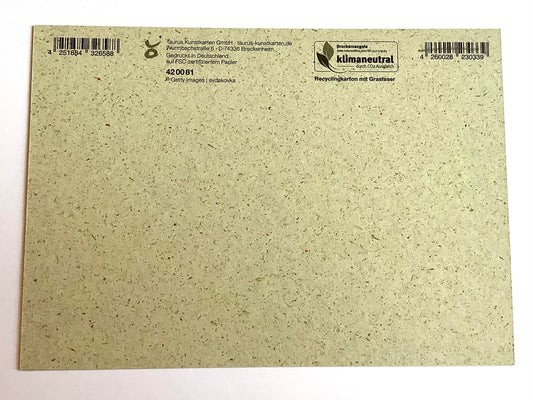 Postkarte Graspapier "Wie schön, dass es dich gibt!"