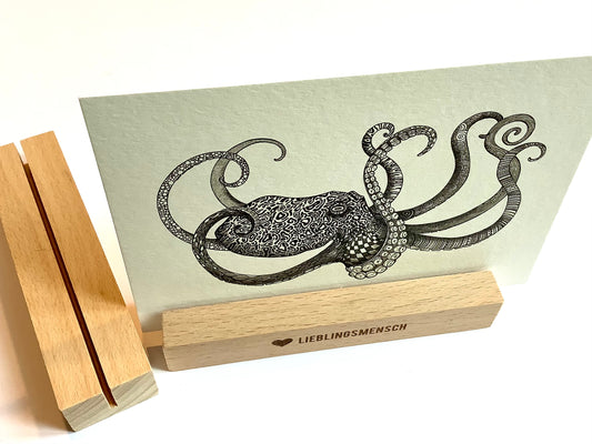 Kartenständer Buchenholz (Bow&Hummingbird)°