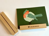 Kartenständer Buchenholz (Bow&Hummingbird)°