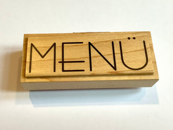 Stempel MENÜ Heyda