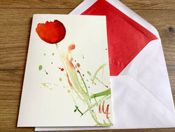 Briefkarte Tulpe (Utermann)