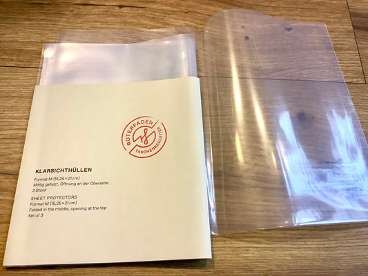 Sichthüllen A5 Roterfaden M (neu! Pflanzl. PE)