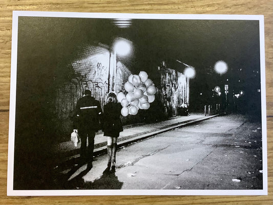 Postkarte „Berlin After Dark“ sw (Reister)°