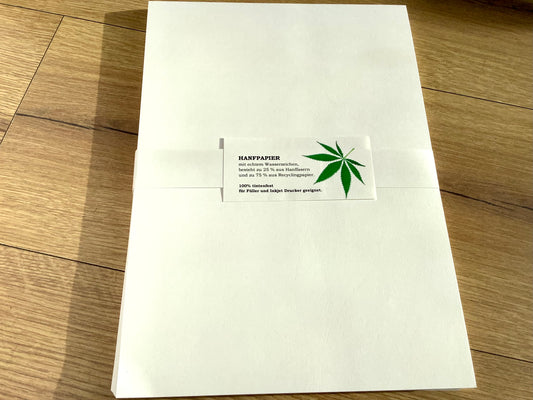 Briefbogen A4 Hanfpapier 90g/m²°
