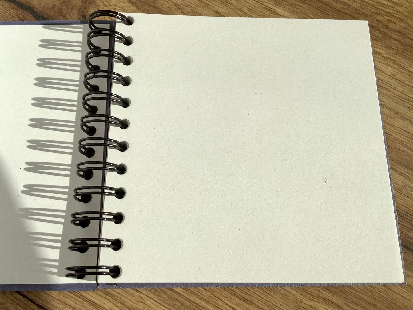 Notizbuch 10,5x10,5 blanko Wal blau
