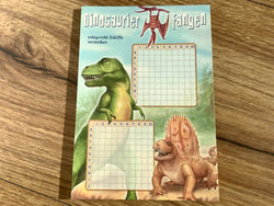 Spielblock A6 Schiffeversenken Dino Rex