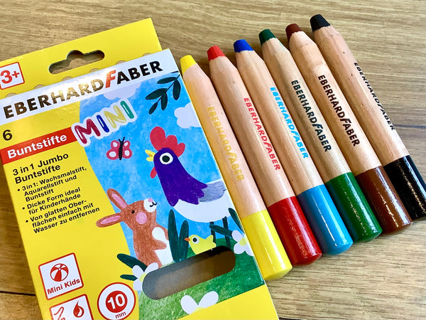 Jumbo MiniMaxi 3in1 Buntstifte wasservermalbar°
