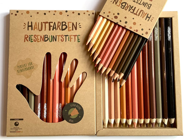 Hautfarben 12 Skin Tones Buntstifte°