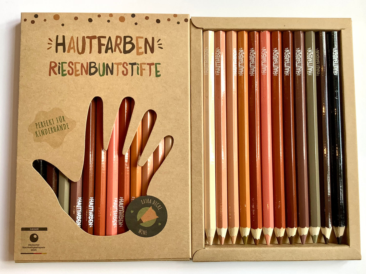 Hautfarben 12 Skin Tones Buntstifte°