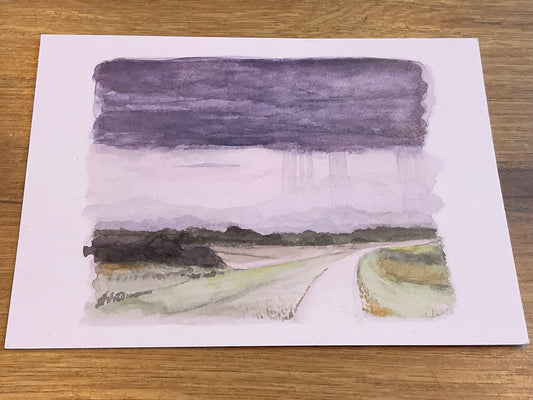 Postkarte Hauptundnebenwege (Erichsen)
