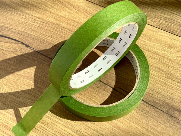 mt wrapping tape olive green 15mm 30m large