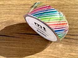 mt masking tape rainbow stripe 15mm 7m