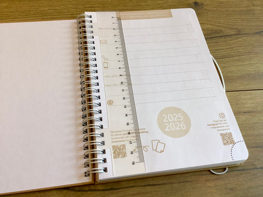 Wochenplaner A5 18 Monate '25/2026 Spiralb.