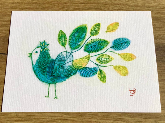 Postkarte Limone Sommervogel (Nakomie)