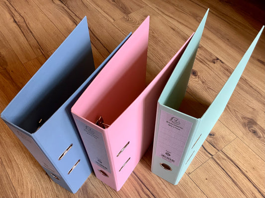 Ordner Recycled pastell°