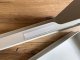 Briefablage quer weiß Recyclingplastik