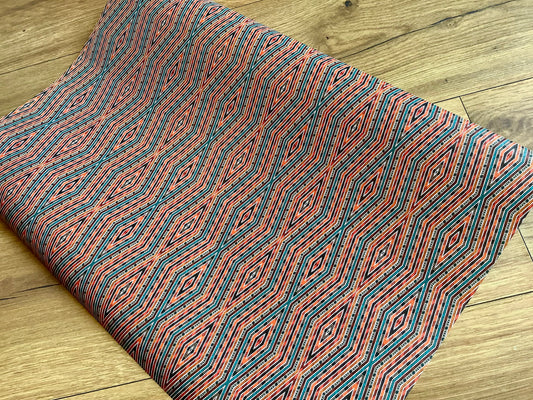 Geschenkpapier Ethno Raute 50x70 RC