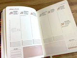 Taschenkalender A6 retro 10x15cm 1W/1S ALPHA 2025