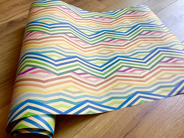 Geschenkpapier Graspapier Regenbogen 50cm JUNG°