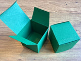 Buntbox Cube 5x5x5cm Würfelschachtel dunkelgrün