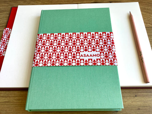 Notizbuch Hanfpapier A5 Asaamo blanko 100g