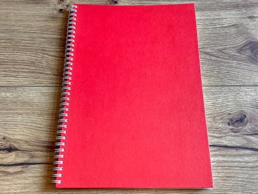 Spiralbuch A4 Punktraster 120g 100S. rot
