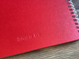 Spiralbuch A4 Punktraster 120g 100S. rot