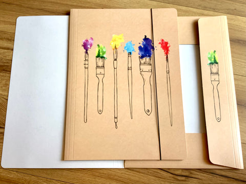 Sammelmappe A3 Pinsel Colour