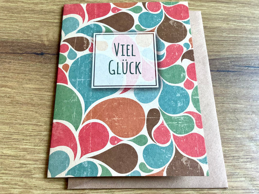 Briefkarte 10x14 Viel Glück (taurus)