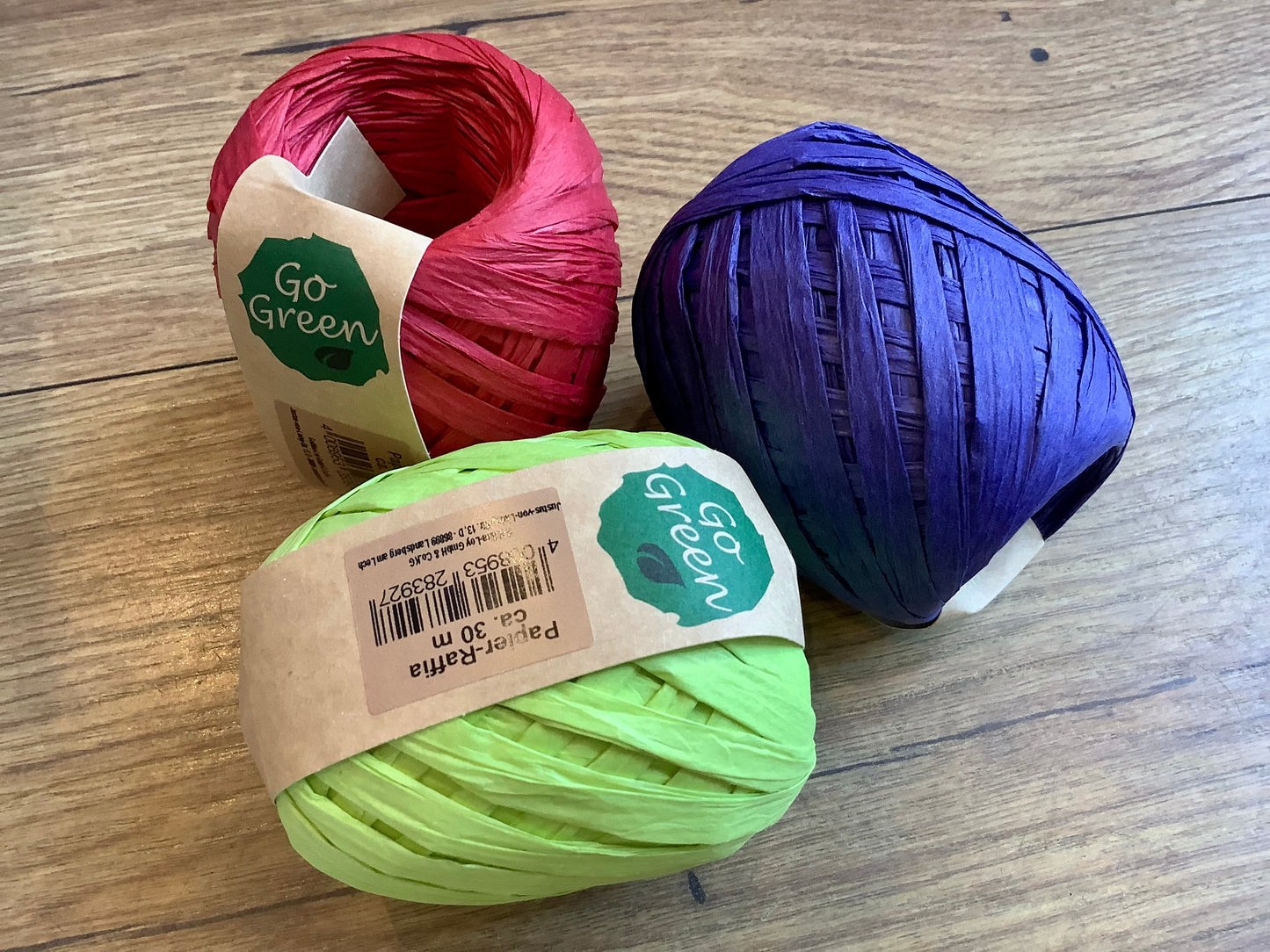 Geschenkband Paper Raffia 30m gogreen