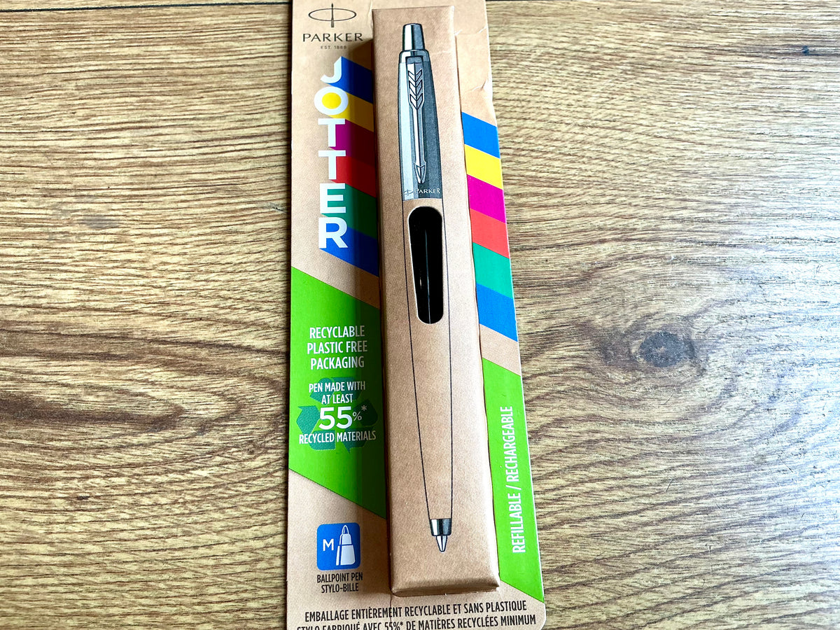 Kugelschreiber Parker Jotter silber-schwarz