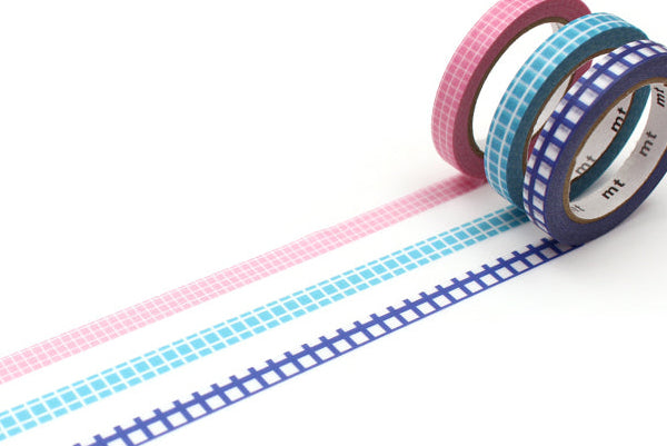 washi mt tape slim grid