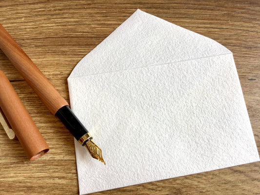 Mini-Briefumschlag handgeschoepft