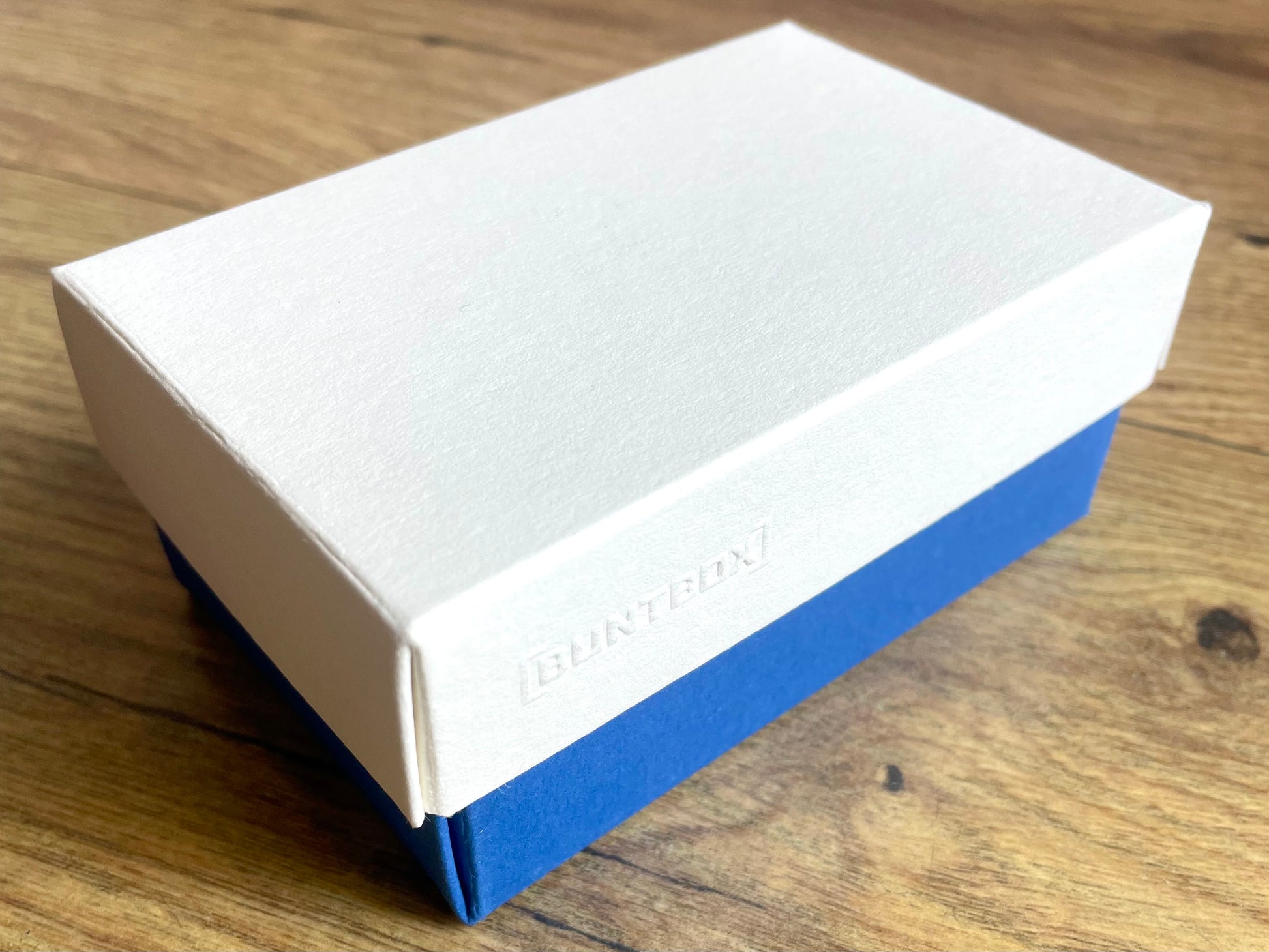 Mini-Schachtel buntbox blauweiss