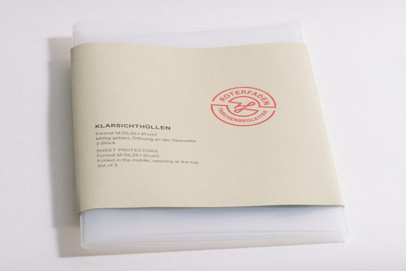 Sichthüllen A5 Roterfaden M (neu! Pflanzl. PE)