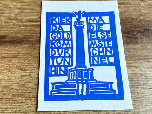 Postkarte Flitzpost Siegessäule