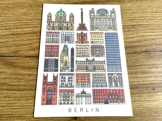 Postkarte urban Berliner Gebäude