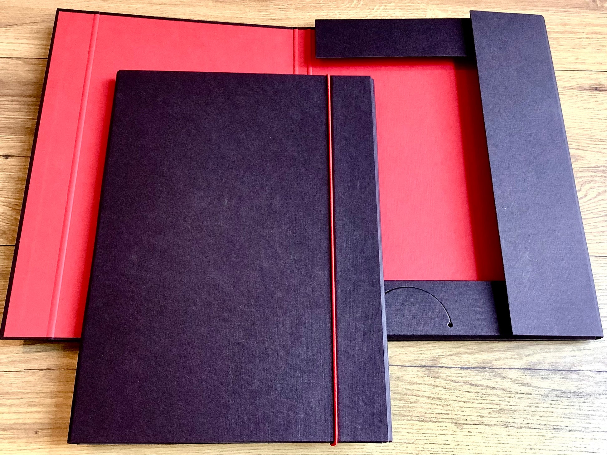 Sammelmappe DUO schwarz-rot